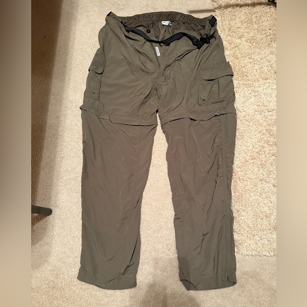 Magellan Outdoors Backcountry Men's Brown Convertible Cargo Pants XXL